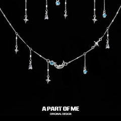 สร้อยคอโชคเกอร์ Lunar Faust S925 Sterling Silver Moon Zircon™