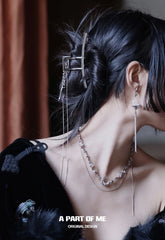 MYTH OF THE MOON 18K Platinum Plating Shells Tassel Earrings B™