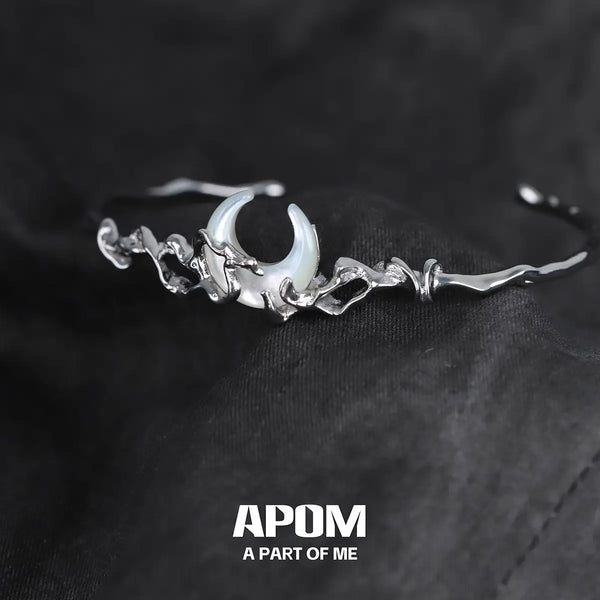 Myth of the Moon Sterling Silver & Shell Cuff Bracelet™