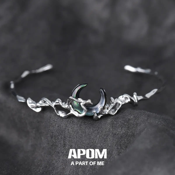 Myth of the Moon Sterling Silver & Shell Cuff Bracelet™