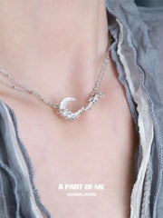 MYTH OF THE MOON สร้อยคอโชคเกอร์เปลือกหอยเงินสเตอร์ลิง S925™