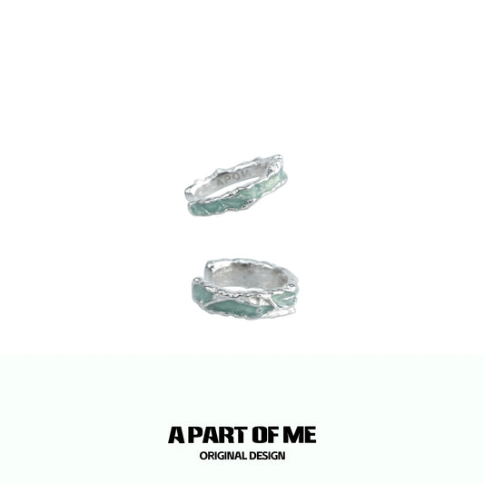 Mint Lagoon 18K Platinum Plating Basic Earclips Ear Clips™