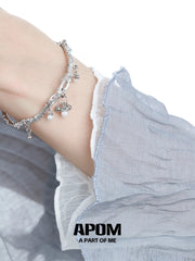 Original 18K Platinum Plated Pearl Adjustable Open Bangle™