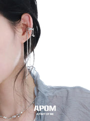 Original 18K Platinum Plated Pearl Tassel Earclips Ear Clips™