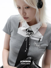 Piano Keys Platinum Plating Brooch™