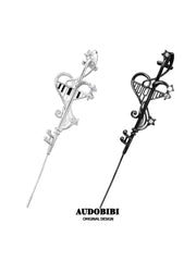 Piano Keys Platinum Plating Piano Music Note Needle Piercing Earring™