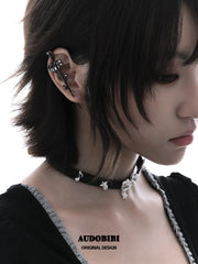 Piano Keys Platinum Plating Piano Music Note Needle Piercing Earring™