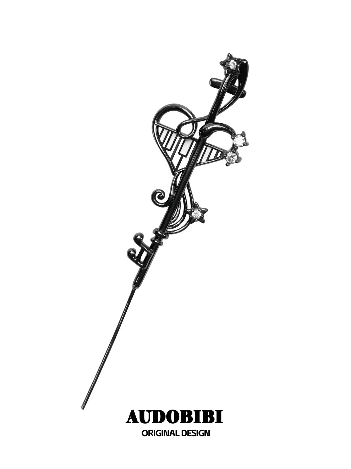 Piano Keys Platinum Plating Piano Music Note Needle Piercing Earring™