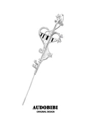 Piano Keys Platinum Plating Piano Music Note Needle Piercing Earring™