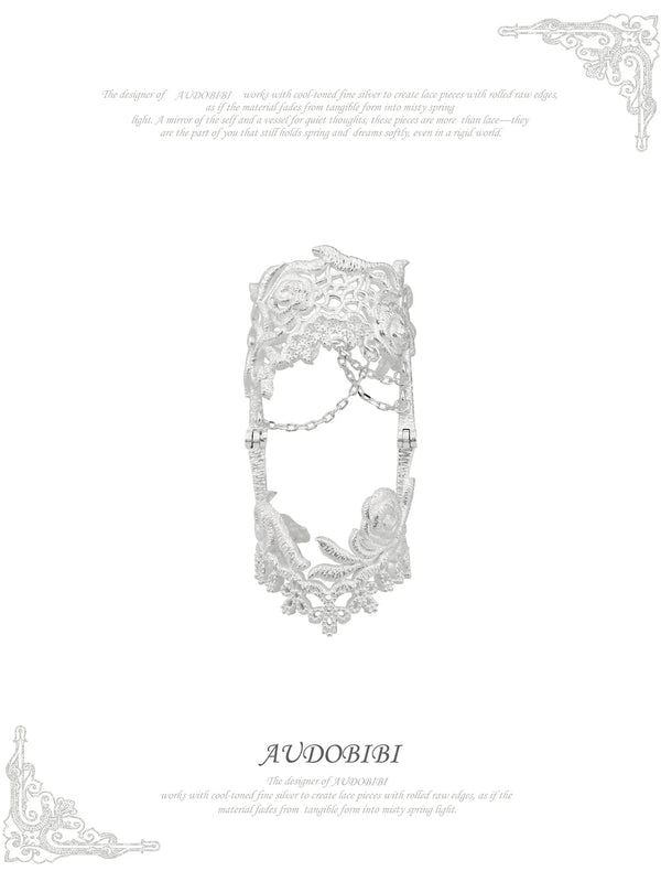 Rebellious Tenderness Baroque Lace Adjustable Ring™