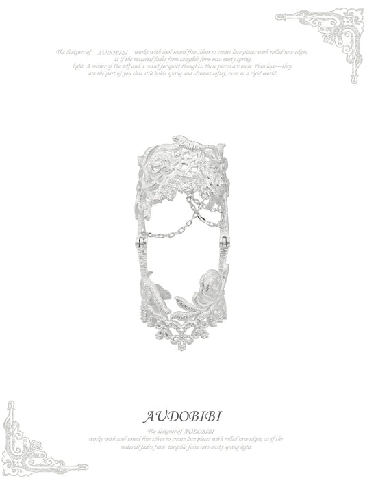 Rebellious Tenderness Baroque Lace Adjustable Ring™