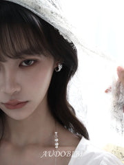 Rebellious Tenderness Platinum Plating 925Pin Luxury Vintage Lace Hoop Earrings™