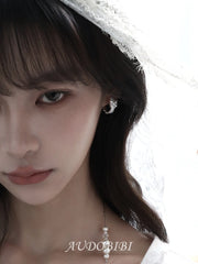 Rebellious Tenderness Platinum Plating 925Pin Luxury Vintage Lace Hoop Earrings™