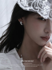 Rebellious Tenderness Platinum Plating 925Pin Luxury Vintage Lace Hoop Earrings™