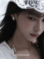 Rebellious Tenderness Platinum Plating 925Pin Luxury Vintage Lace Hoop Earrings™