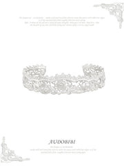Rebellious Tenderness Platinum Plating Luxury Vintage Lace Adjustable Bangle Bracelet™