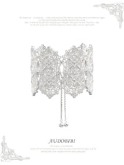 Rebellious Tenderness Platinum Plating Luxury Vintage Lace Bangle Bracelet™