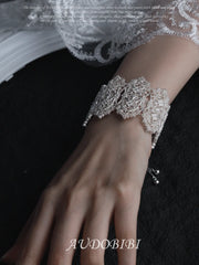 Rebellious Tenderness Platinum Plating Luxury Vintage Lace Bangle Bracelet™