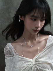 Rebellious Tenderness Platinum Plating Luxury Vintage Lace Baroque Ear Clip Ear Cuff™