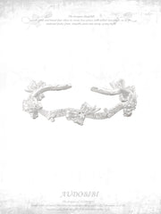 Rebellious Tenderness Platinum Plating Luxury Vintage Lace Bow-Front Bangle Bracelet™