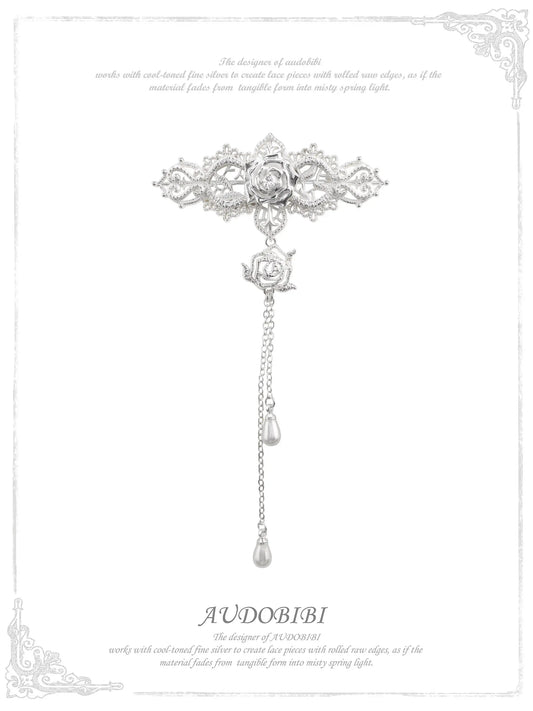 Rebellious Tenderness Platinum Plating Luxury Vintage Lace Brooch™