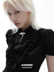 Rebellious Tenderness Platinum Plating Luxury Vintage Lace Brooch™
