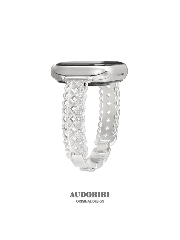 Rebellious Tenderness Platinum Plating Openwork Lace Apple Watch Band™