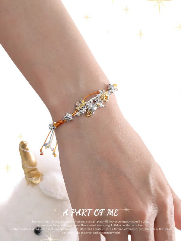 Rich Horse Rainbow Braided Bracelet™