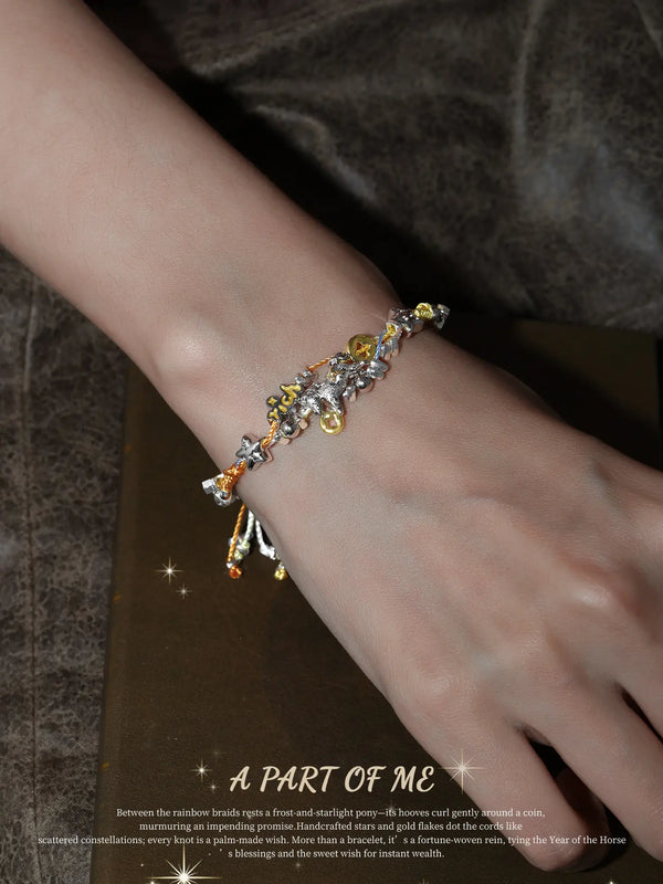 Rich Horse Rainbow Braided Bracelet™