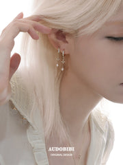 Royale Iris 18K Gold-Plated Vintage Iris Dangle Earrings™
