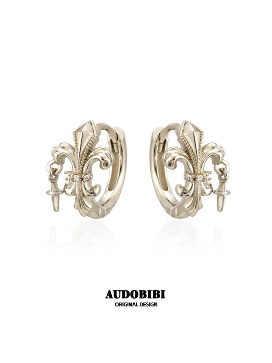 Royale Iris 925 Sterling Silver Vintage Iris Earrings™