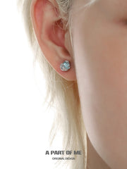 Siren's Song Colored Glass Beads 925 Sterling Silver Stud Earrings™