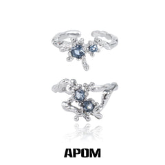 Siren's Song S925 Sterling Silver Zircon Mermaids Resizeable Rings™