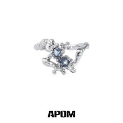 Siren's Song S925 Sterling Silver Zircon Mermaids Resizeable Rings™