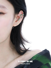 Slytherin House 18k Platinum Plating Basic Snake Ear Hook Needle Piercing Earring™