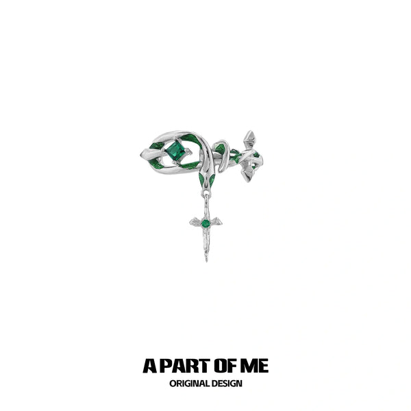Slytherin House 18k Platinum Plating Snake 3 Types Hair Clips Hairclips™
