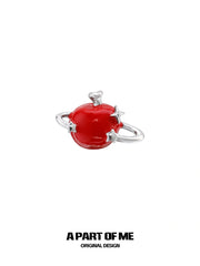 Summer Fruity 18K Platinum Plated Apple Planet Ear clips Stud Earrings™
