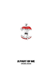 Summer Fruity 18K Platinum Plated Apple Planet Ear clips Stud Earrings™