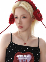 ต่างหูรูปแอปเปิ้ลเคลือบแพลตตินัม 18K รุ่น Summer Fruity™ Ear Clips™