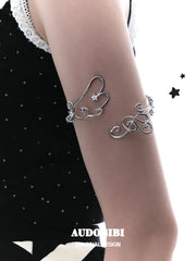 Winged Grace Platinum Plating Angel Wing Music Note ArmRing™