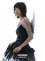 Winged Grace Platinum Plating Angel Wing Music Note ArmRing™