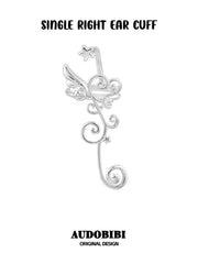 Winged Grace Platinum Plating Angel Wing No Piercing Ear Climber ™