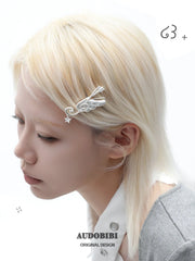 Winged Grace Platinum Plating Music Note Wing Y2K HairPin Hair Clip™