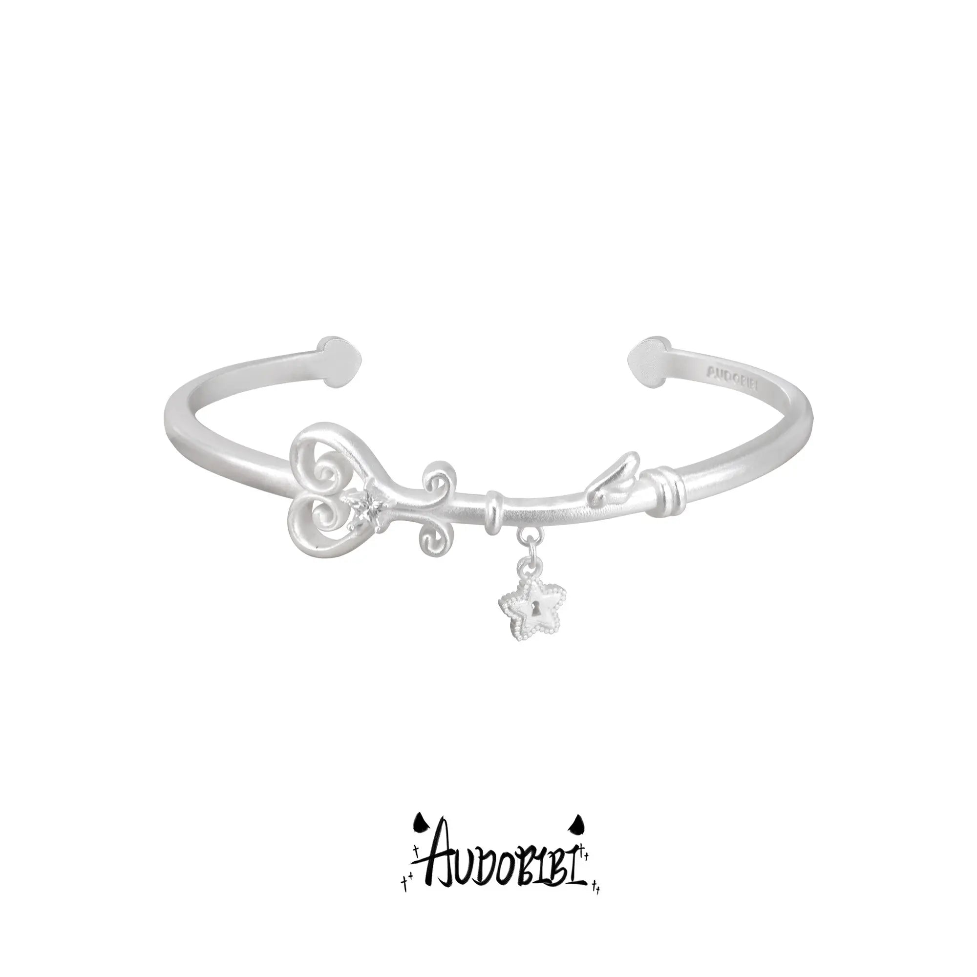Little Devil Twin Souls Winged Key Bracelet — Angel.